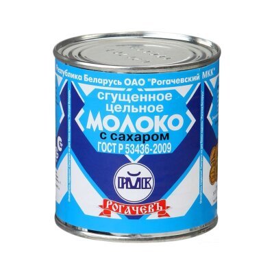 Молоко сгущёное с сахаром "Рогачёв" мдж 8,5% 280г дой-пак (Рогачев, Беларусь)