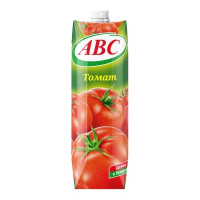 Сок томатный  с мякотью и солью 1,0 л (ABC, Беларусь)