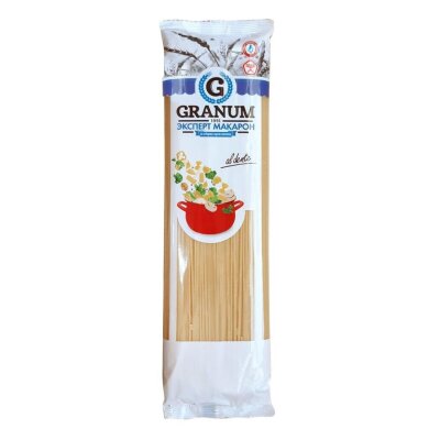Макароны "Granum" спагетти длинная 400 г (Казахстан)